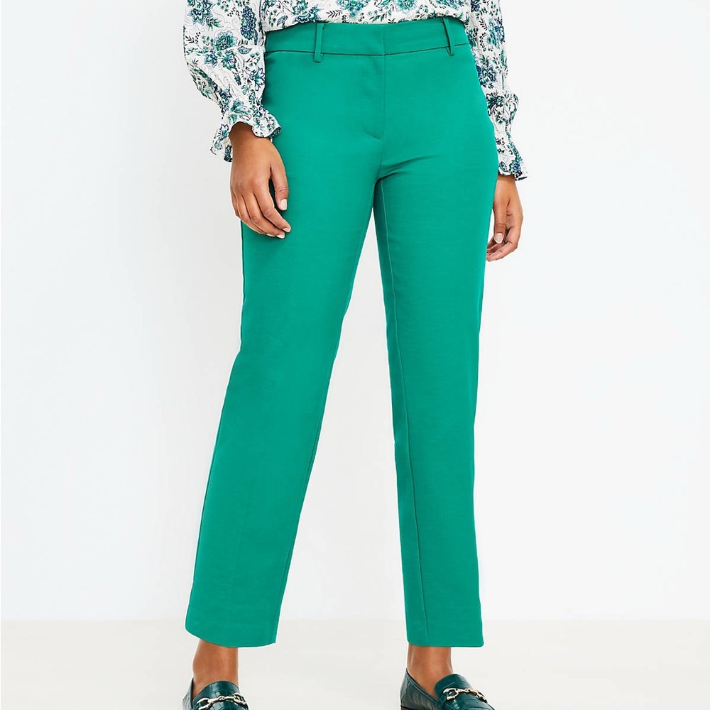 LOFT Petite Riviera Slim Pants in Doubleweave